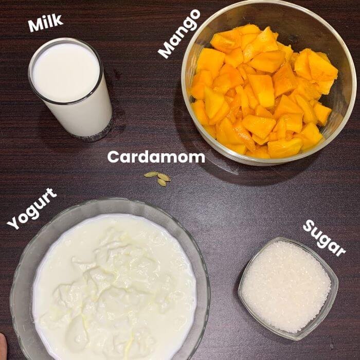 Mango Lassi Ingredients
